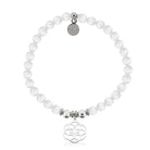 HELP by TJ Forever Connected Charm with White Cats Eye Charity Bracelet
