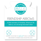 HELP by TJ Friendship Arrows Charm with Blue Selenite Charity Bracelet