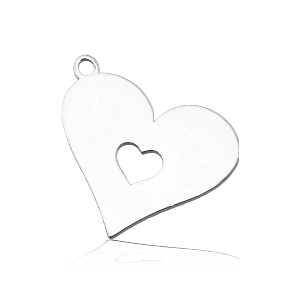 HELP by TJ Friendship Heart Charm with Azure Blue Jade Charity Bracelet