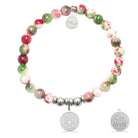 HELP by TJ Get Well Charm with Holiday Jade Charity Bracelet