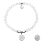 HELP by TJ Get Well Charm with White Crystal Charity Bracelet
