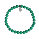 HELP by TJ Good Luck Stacker with Green Howlite