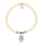 HELP by TJ Guardian Charm with Natural Selenite Charity Bracelet