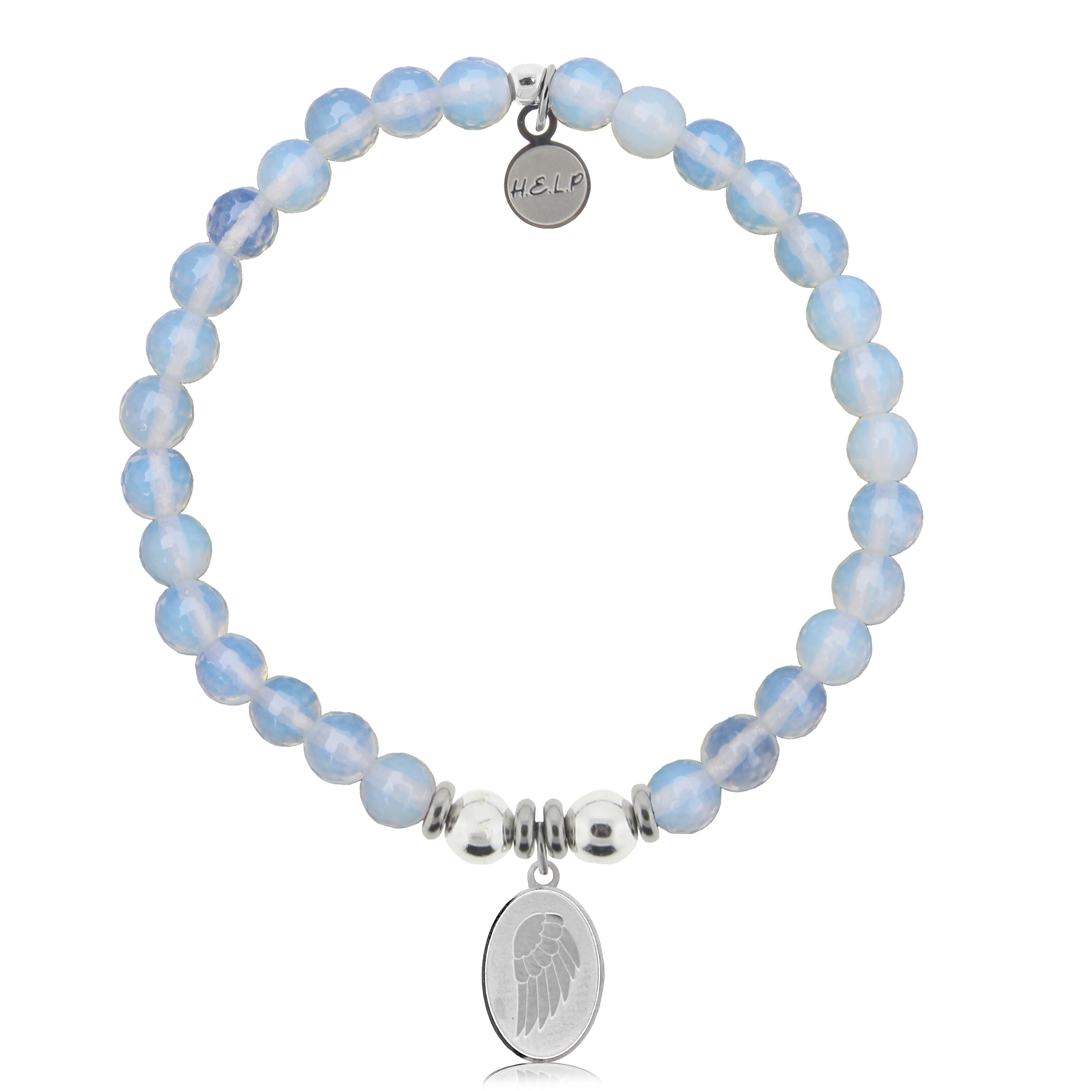 HELP by TJ Guardian Charm with Opalite Charity Bracelet