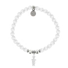 HELP by TJ Happy Birthday Charm with White Cats Eye Charity Bracelet
