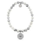 HELP by TJ Have Faith Charm with Howlite Charity Bracelet