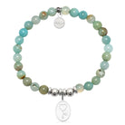 HELP by TJ Healing Heros Charm with Multi Amazonite Charity Bracelet