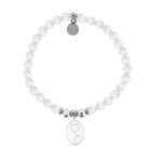 HELP by TJ Healing Heros Charm with White Cats Eye Charity Bracelet