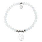 HELP by TJ Healing Heros Charm with White Crystal Charity Bracelet