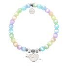 HELP by TJ Heart and Arrow Charm with Multi Selenite Charity Bracelet