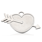 HELP by TJ Heart and Arrow Charm with Zebra Jade Charity Bracelet