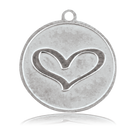 HELP by TJ Heart Charm with Natural Selenite Charity Bracelet