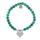 HELP by TJ Hero Charm with Caribbean Jade Charity Bracelet