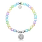 HELP by TJ Hibiscus Charm with Multi Selenite Charity Bracelet