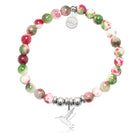 HELP by TJ Hummingbird Charm with Holiday Jade Charity Bracelet
