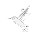 HELP by TJ Hummingbird Charm with Purple Cats Eye Charity Bracelet