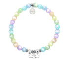 HELP by TJ Infinity Charm with Multi Selenite Charity Bracelet