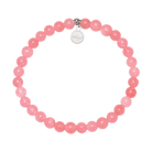 HELP by TJ Inspire Stacker Bracelet with Pink Jade Beads