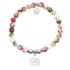 HELP by TJ Jack O'Lantern Charm with Holiday Jade Charity Bracelet