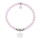 HELP by TJ Jack O'Lantern Charm with Pink Crystal Charity Bracelet