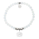 HELP by TJ Jack O'Lantern Charm with White Crystal Charity Bracelet