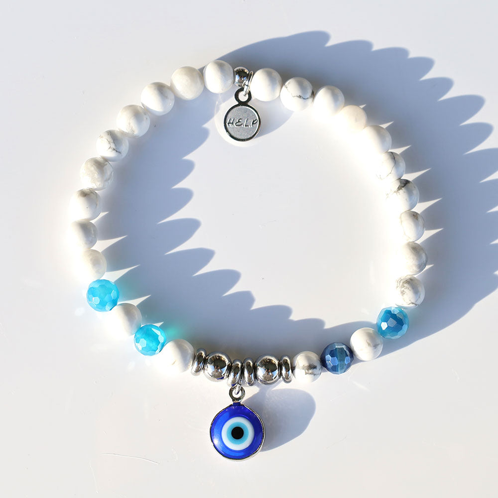 HELP by TJ January Limited Edition Evil Eye Bracelet