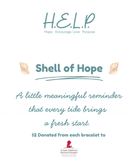 HELP by TJ July Limited Edition Shell of Hope Bracelet
