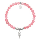 HELP by TJ Lobster Charm with Cherry Jade Charity Bracelet