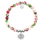 HELP by TJ Mermaid Charm with Holiday Jade Charity Bracelet