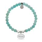 HELP by TJ Mom Charm with Baby Blue Quartz Charity Bracelet