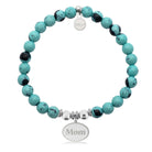 HELP by TJ Mom Charm with Blue Zebra Jade Charity Bracelet