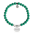 HELP by TJ Mom Charm with Green Howlite Charity Bracelet