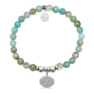 HELP by TJ Mom Hearts Charm with Multi Amazonite Charity Bracelet