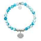 HELP by TJ Mom Hearts Charm with Peppermint Jade Charity Bracelet