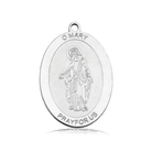 HELP by TJ Mother Mary Charm with White Cats Eye Charity Bracelet