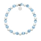 HELP by TJ MSPCA Charity Stacker: Blue Selenite & White Jade