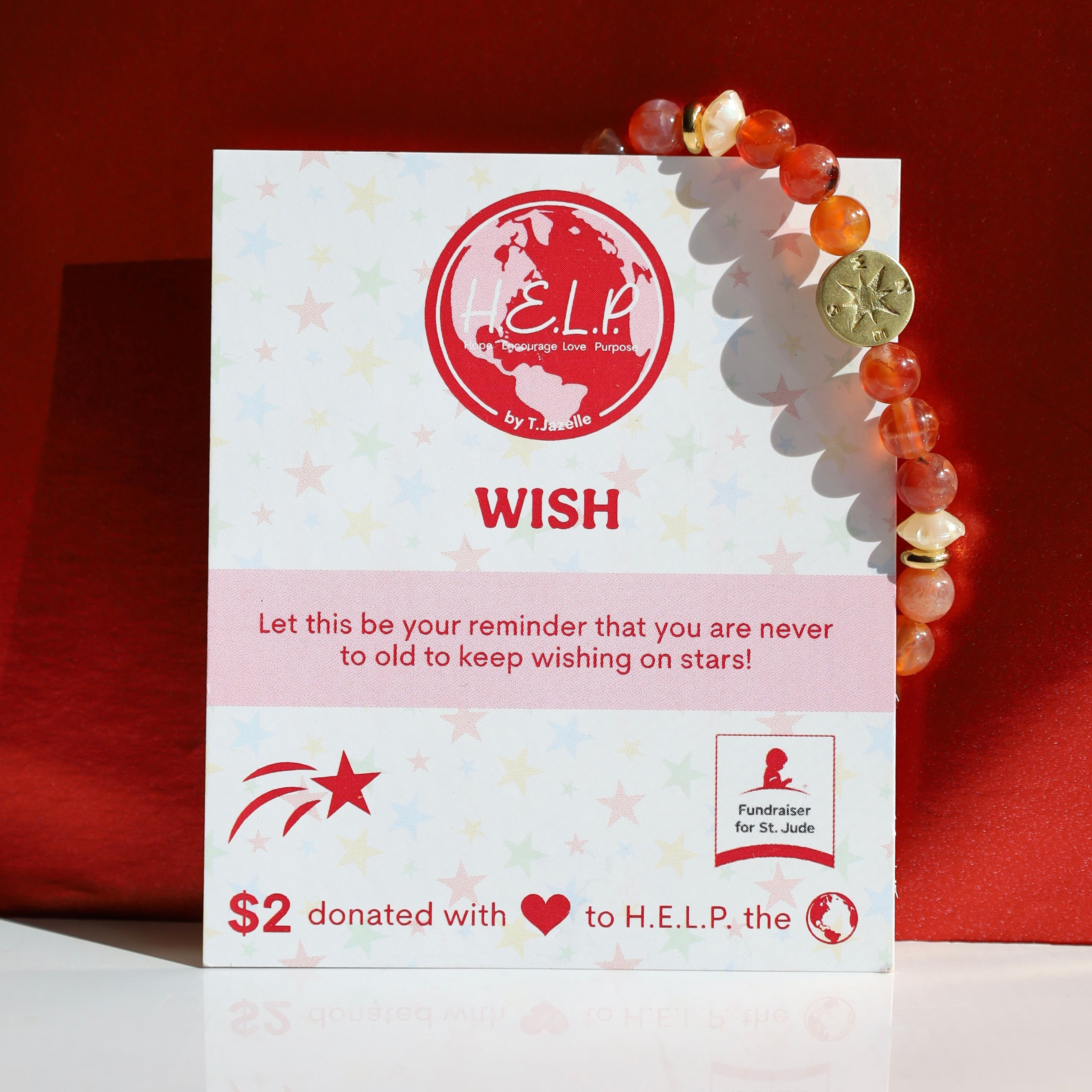 HELP by TJ November Limited Edition Wish Bracelet