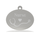 HELP by TJ Nurse Charm with Cherry Jade Charity Bracelet