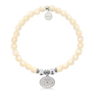 HELP by TJ Nurse Charm with Natural Selenite Charity Bracelet