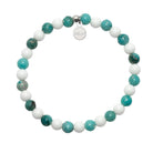 HELP by TJ Ocean Defenders Alliance Charity Stacker: Blue Opal Jade & White Jade