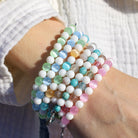 HELP by TJ Ocean Defenders Alliance Charity Stacker: Blue Opal Jade & White Jade