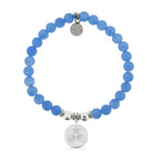 HELP by TJ Ocean Treasures Charm with Azure Blue Jade Charity Bracelet