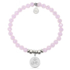 HELP by TJ Ocean Treasures Charm with Pink Crystal Charity Bracelet