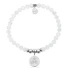 HELP by TJ Ocean Treasures Charm with White Crystal Charity Bracelet
