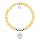 HELP by TJ Ocean Treasures Charm with Yellow Jade Charity Bracelet