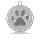 HELP by TJ Paw Print Charm with Peppermint Jade Charity Bracelet