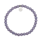 HELP by TJ Peace Stacker Bracelet with Purple Cats Eye Beads
