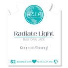 HELP by TJ Radiate Light Stacker with Blue Opal Jade