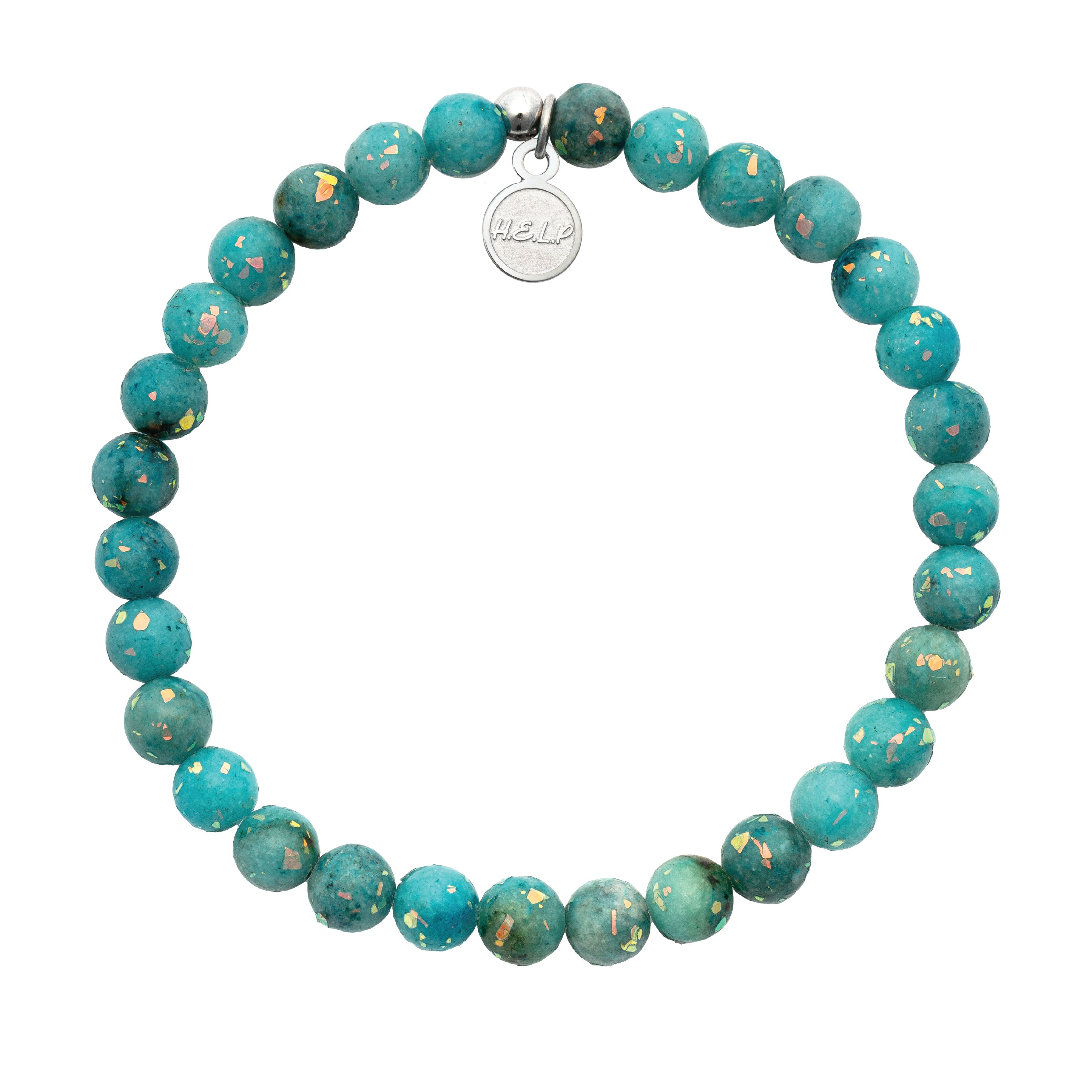 HELP by TJ Radiate Light Stacker with Blue Opal Jade