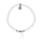 HELP by TJ Reindeer Charm with White Cats Eye Charity Bracelet